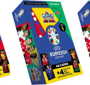 Topps Fodboldkort - Match Attax - Euro 2024 Mega Tin - Assorteret